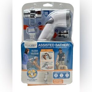 Handheld Shower Attachment Rinse Ace Assisted Bather 3-SprayHead 10’ Hose